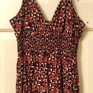 Printed maxi dress